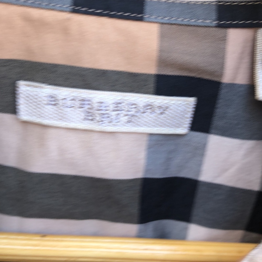 Burberry mens flannel dress shirt - Picture 5 of 12
